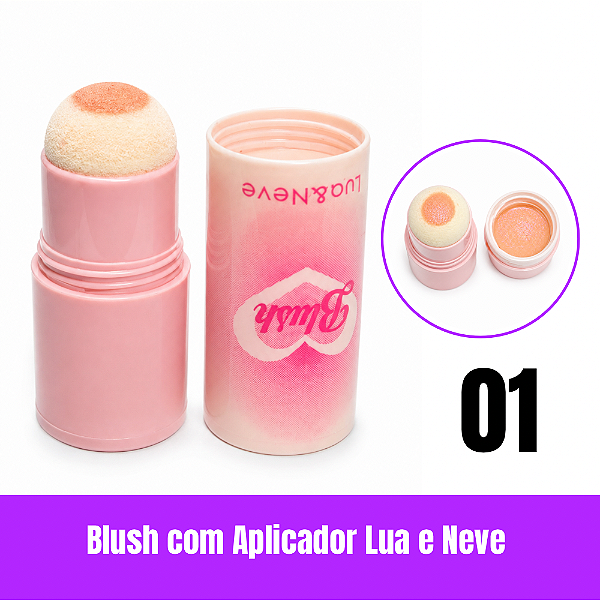 Blush com Aplicador Lua e Neve