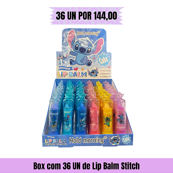 Box com 36 UN de Lip Balm Stitch