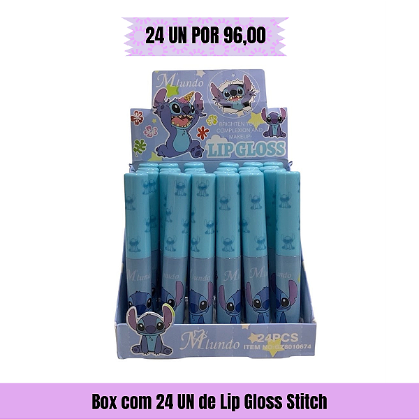 Box com 24 UN de Lip Gloss Stitch