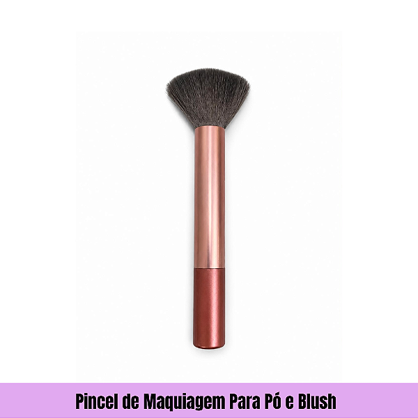 Pincel de Maquiagem Para Pó e Blush