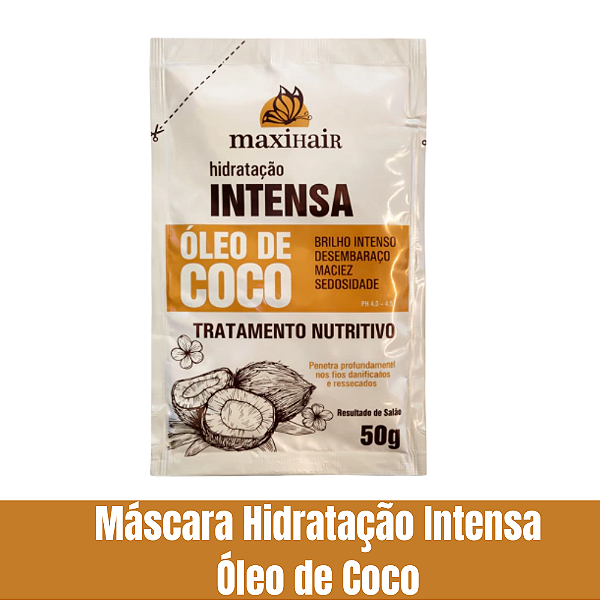 Máscara Hidratação Intensa Óleo de Coco Maxihair