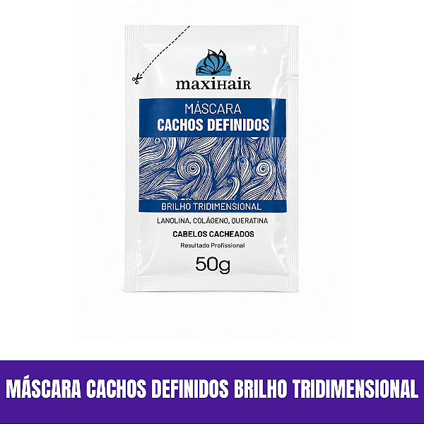 Máscara Cachos Definidos Brilho Tridimensional