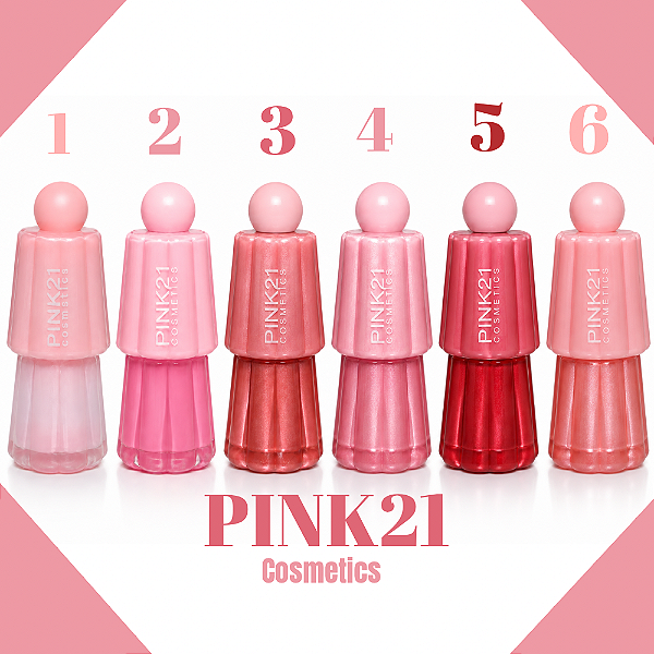 Blush Cintilante Multiuso Pink 21 Aplicador