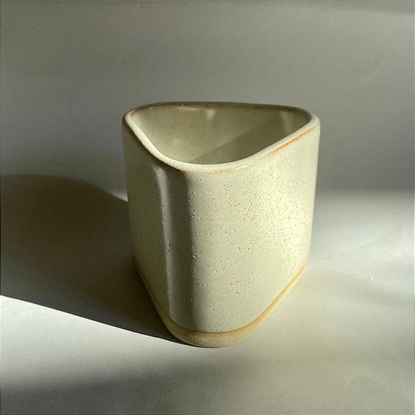 Copo Chá em Cerâmica Artesanal - Coleção Ângulos