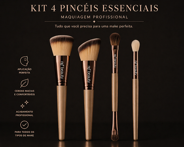 KIT Pincéis Essenciais