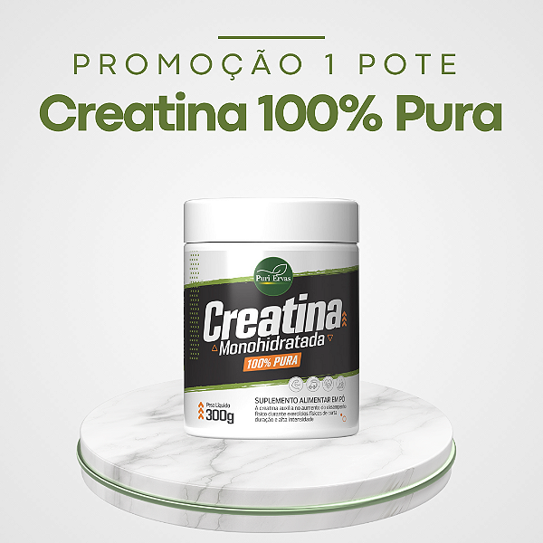 Promoção 1 Pote Creatina Monohidratada 100% Pura - Força e Desempenho Máximo para Quem Busca um Ótimo Resultado