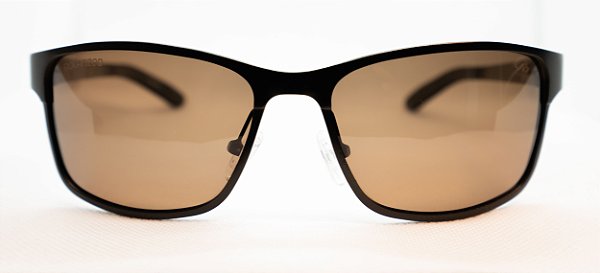 Óculos de Sol Masculino Chilli Beans Quadrado Esportivo Marrom Polarizado