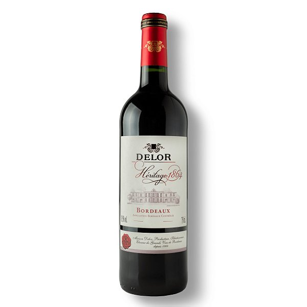 Vinho Tinto Francês Delor Heritage Bordeuax AOC 2020