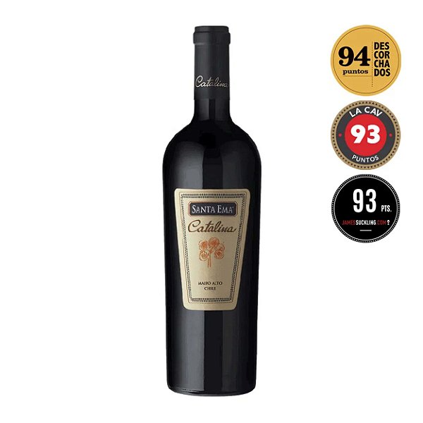 Vinho Tinto Chileno Santa Ema Catalina 2019 750ml