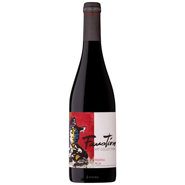 Vinho Tinto Espanhol Faustino Art Collection Reserva 2016 Rioja