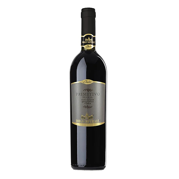 Vinho Tinto Italiano Borgo Imperiale Primitivo Puglia IGT 2023