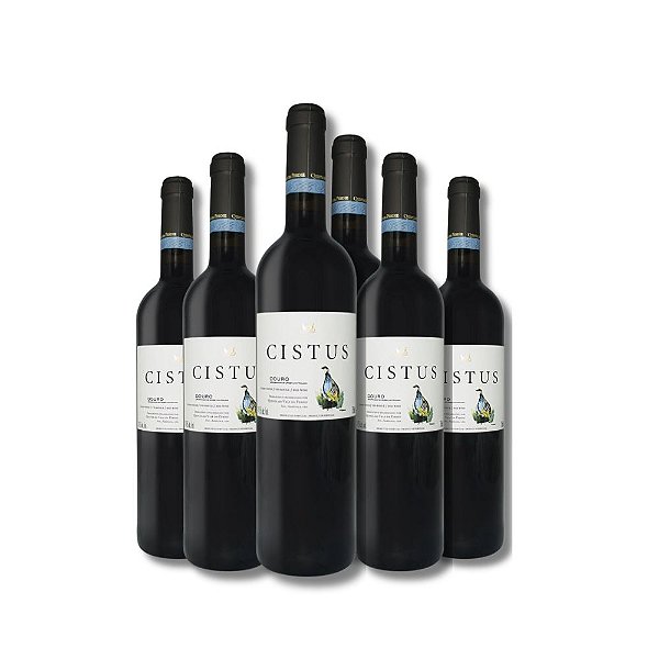 Kit 6 Vinhos Tinto Portugues Cistus Douro 2021