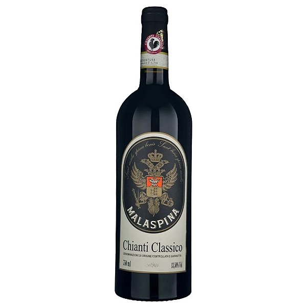 Vinho Tinto Italiano Malaspina Chianti Classico DOCG 2021 1,5Lt (Magnum)