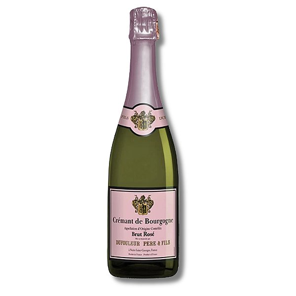 Cremant de Bourgogne AOC Francês Dufouleur Pere & Fils Brut Rosé
