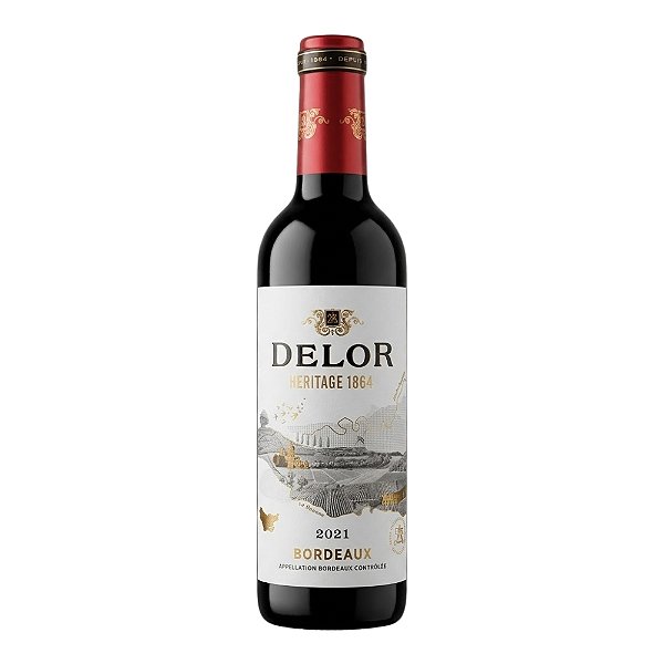 Vinho Tinto Frances Delor Heritage Bordeaux 2021 375ml