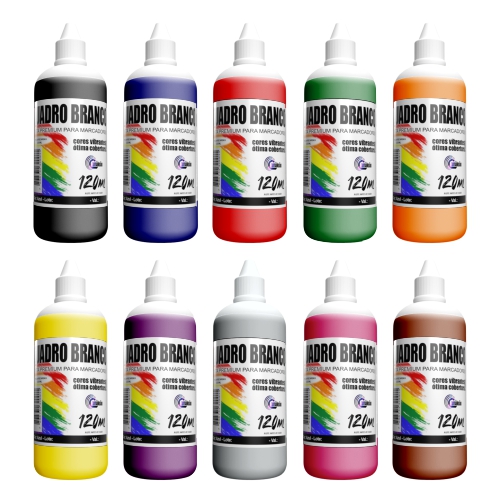TINTA PREMIUM PARA RECARGA PINCEL MARCADOR DE QUADRO BRANCO - 120ml