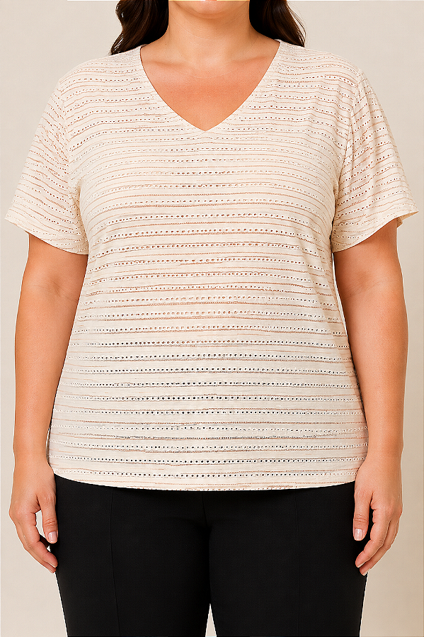 Blusa Listrada Telad