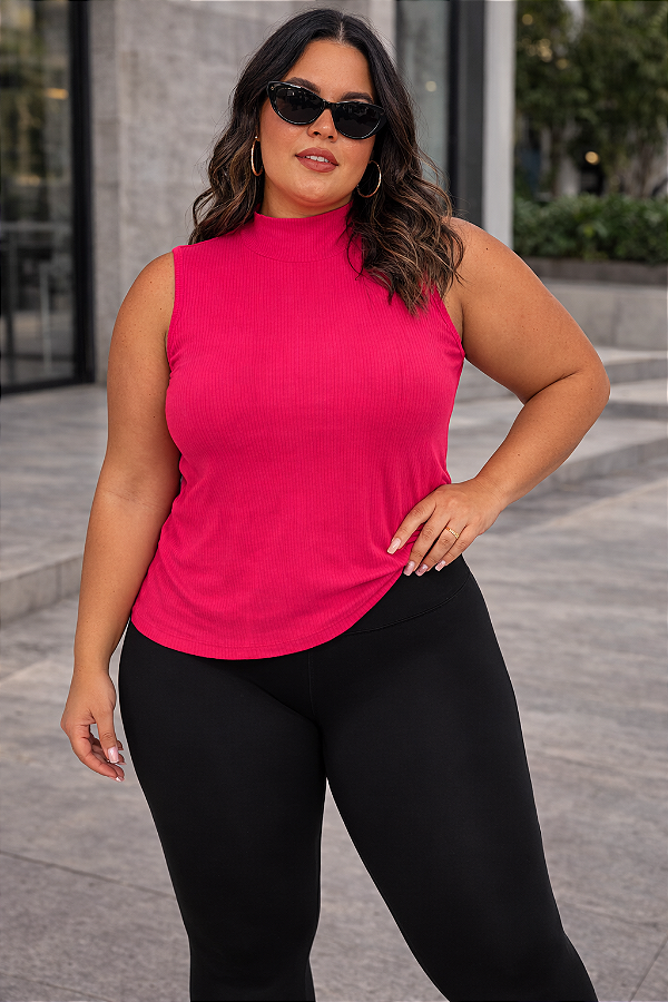 Regata Gola Alta Plus Size