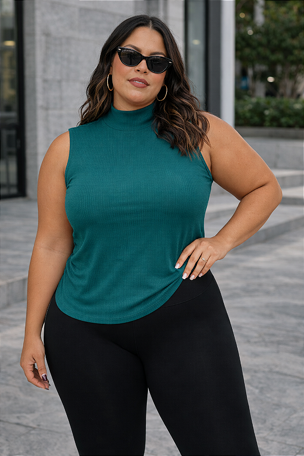Regata Gola Alta Plus Size