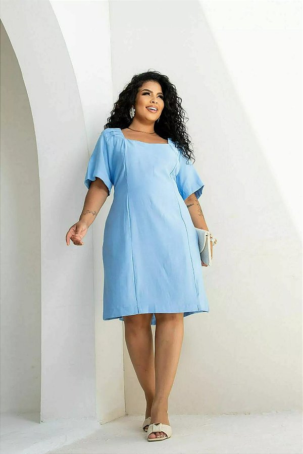 Vestido Curto Pregas Ombro