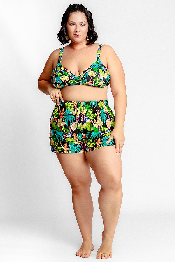Short Praia  Plus Size