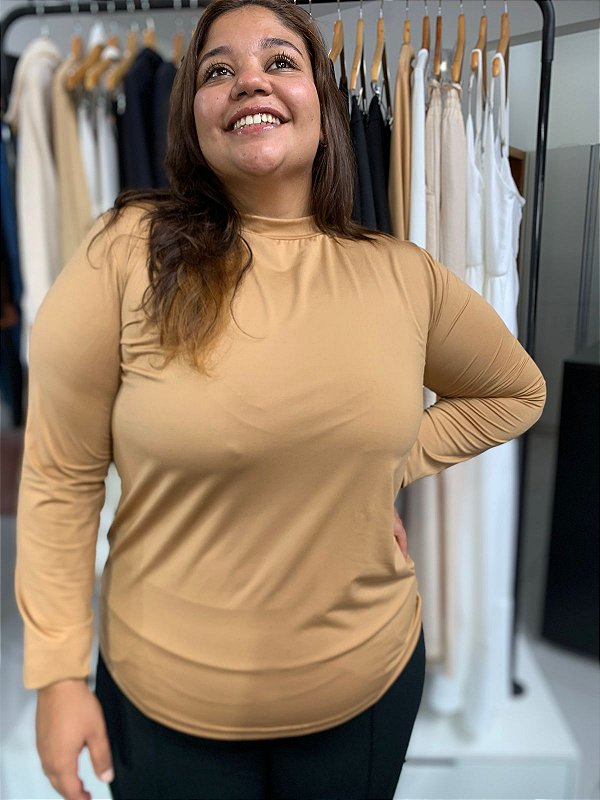 Blusa Basica Térmica Plus Size