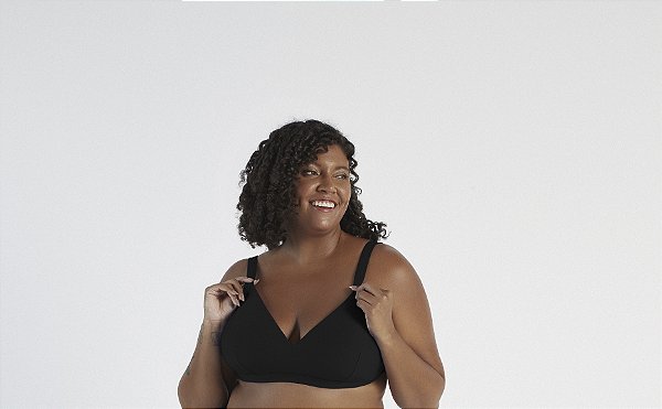 Top Praia Bojo Cobertura Total Plus Size