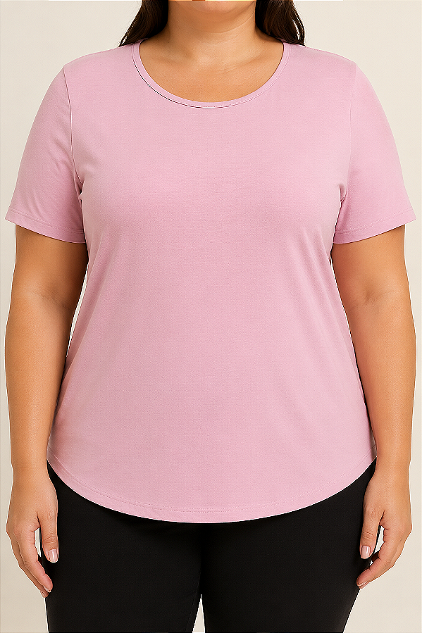 Blusa Básica de Viscose