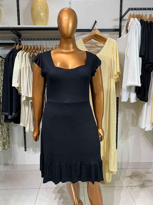 Vestido Azaleia Preto Plus Size