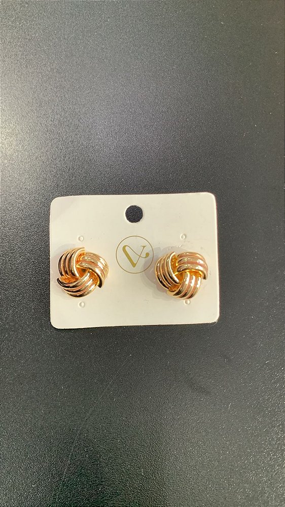 Brinco  Metal Com Dourado