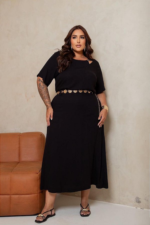 Conjunto Blusa e Saia Midi