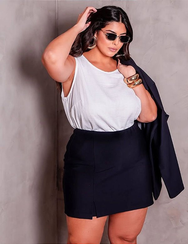 Shorts Saia Fenda Frente