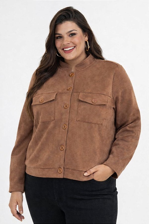 Jaqueta Suede