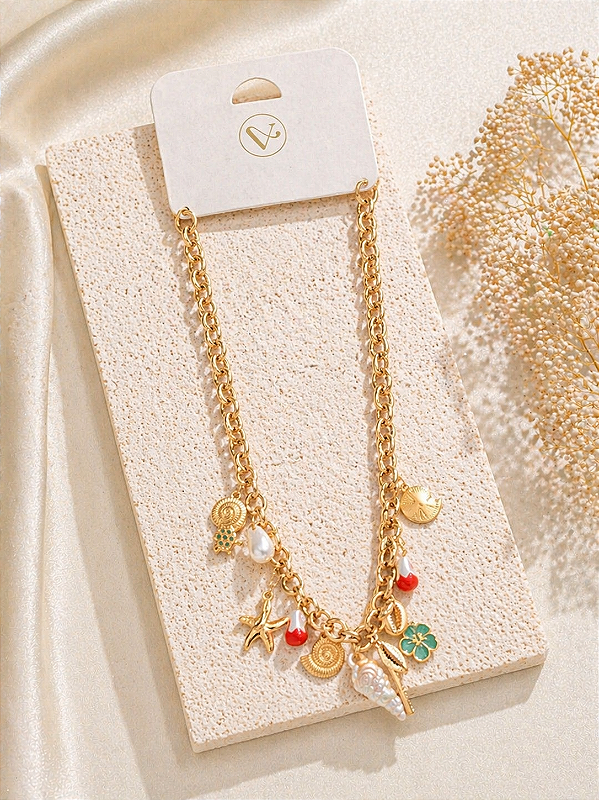 Colar Metal Dourado