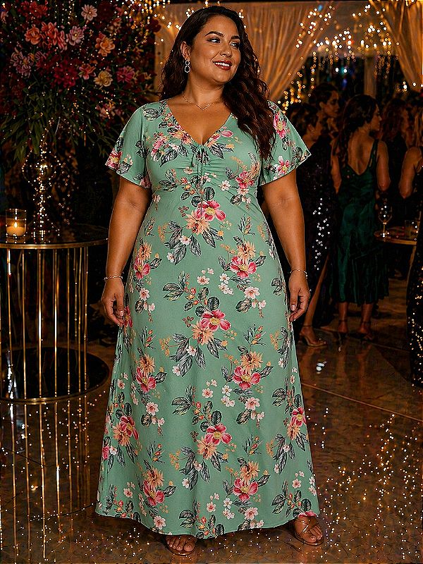 Vestido Lisianthus Plus Size