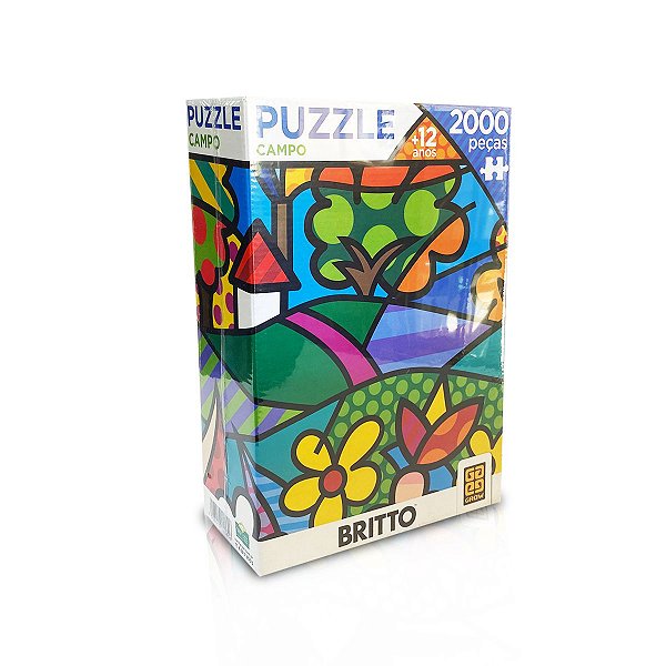 Quebra-cabeça 1000 Peças Puzzle Romero Britto Grow