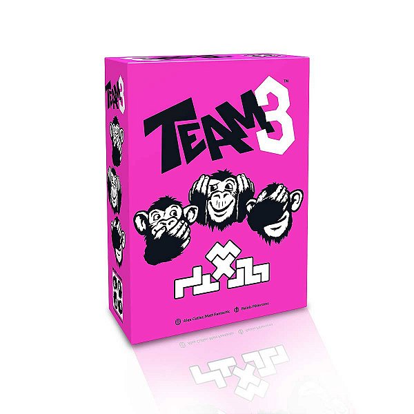 Team 3 Pink - jogo de tabuleiro para 14 anos ou mais.