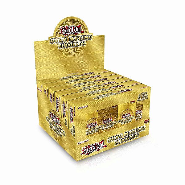 Box YU-GI-OH! Ouro Máximo El Dorado (Caixa com 6)