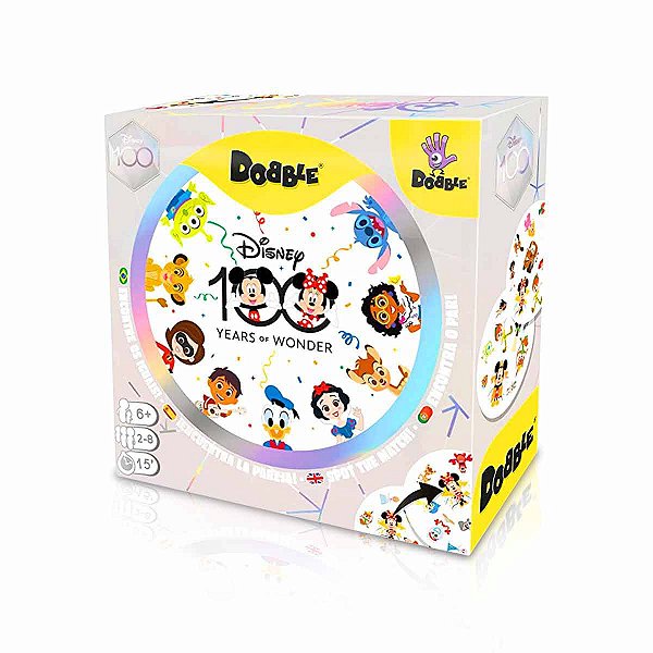 Dobble: Disney 100 - Jogo de Cartas Competitivo