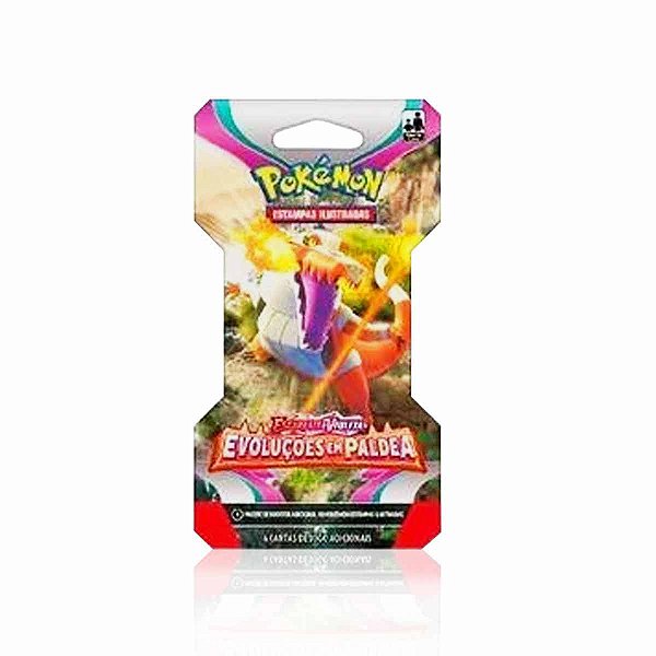 Pokemon Blister Quadruplo Evoluções Em Paldea Jogo de Cartas Copag