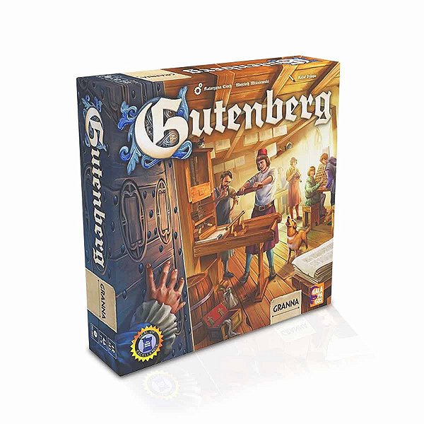 Gutenberg - Jogo de tabuleiro - 1 a 4 jogadores