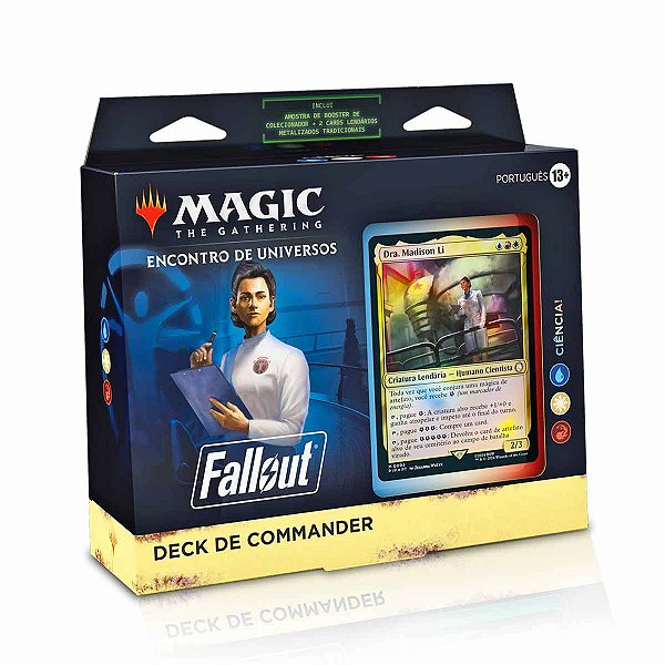 Magic Fallout Commander Deck - Science! - Inglês