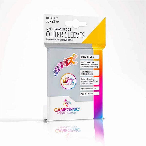 Gamegenic Outer Sleeves Matte Japanese Size