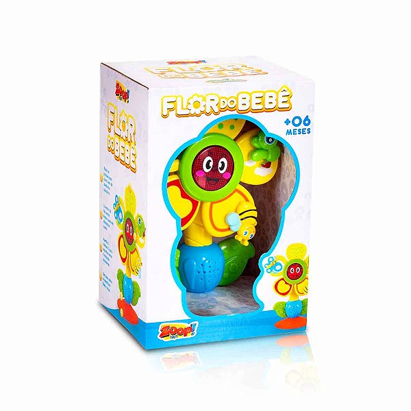Brinquedo Musical Flor Do Bebê Luz Giratório Ventosa