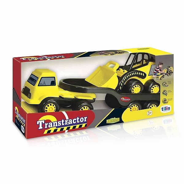 Caminhão Transtractor Com Trator De 55 Cm Articulado