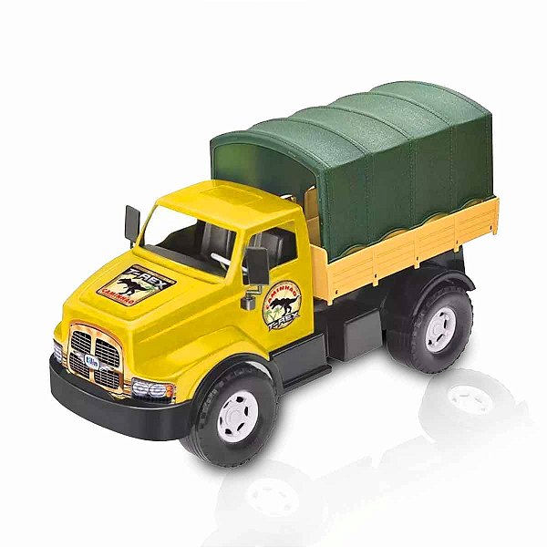 Caminhão Selva Tilin Brinquedos - Amarelo E Verde
