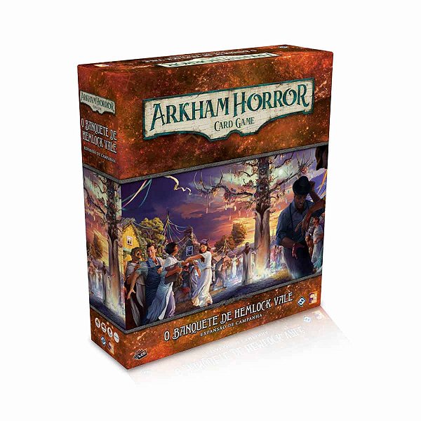 Arkham Horror Card Game - O Banquete de Hemlock Vale (Expansão de Campanha) Jogo de Tabuleiro 1 a 4 jogadores