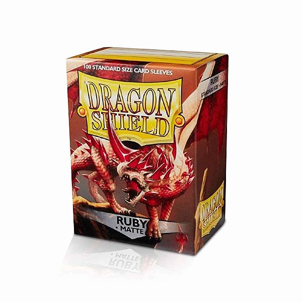 Dragon Shield Matte Sleeves Standard Size Ruby