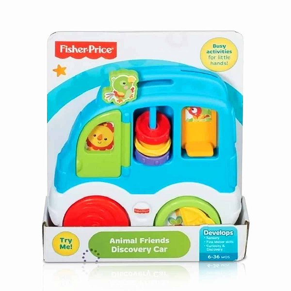 Carrinho colorido sons divertidos II - Fisher price Mattel