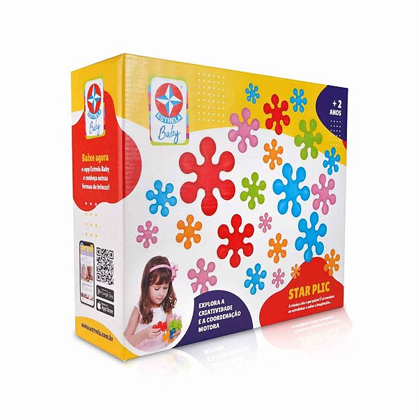 Brinquedo para montar star Plinc 30 peças - Estrela